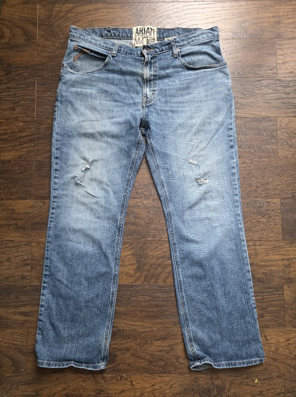 Ariat Medium Blue Low Rise Boot-Cut Jeans